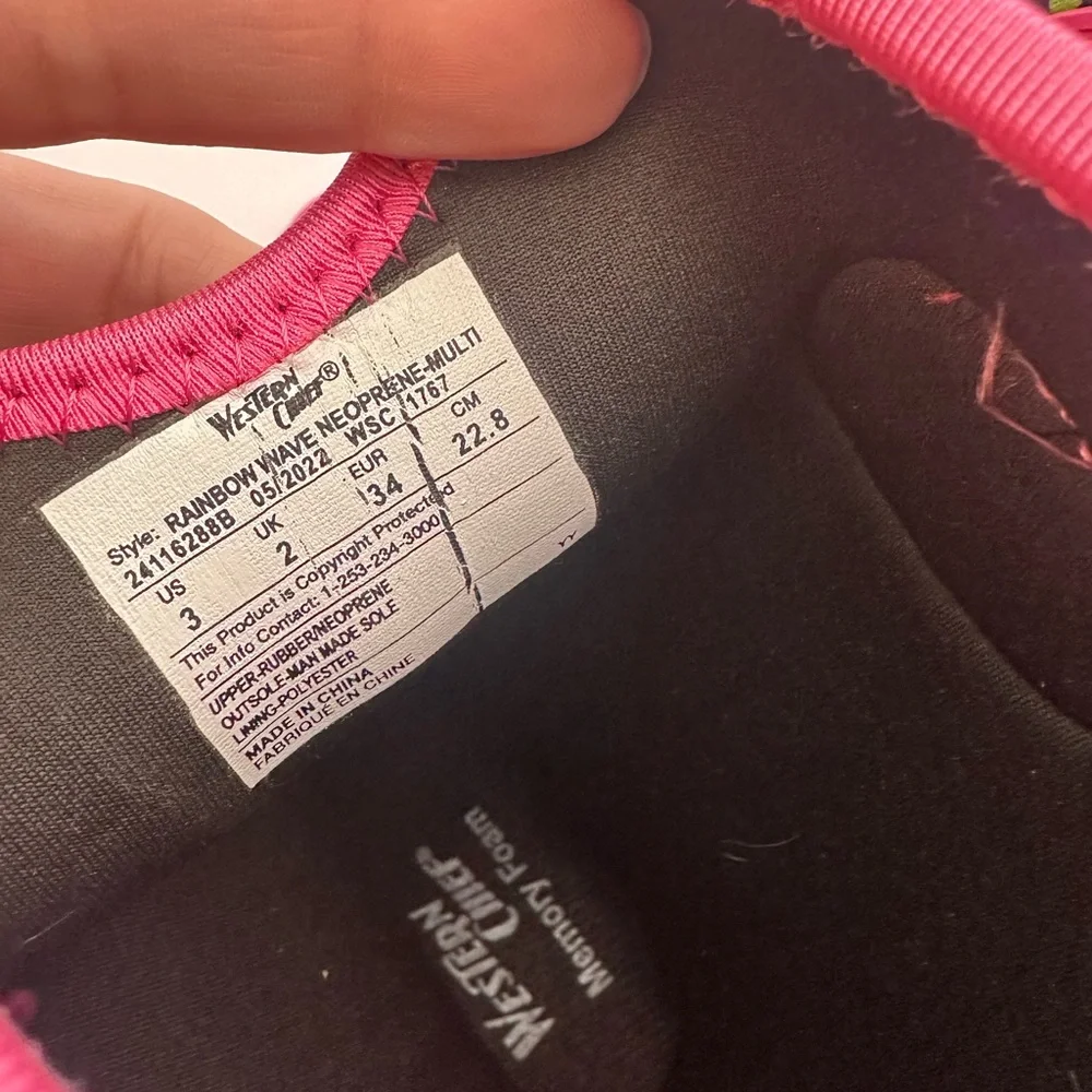 🌈 Western Chief Kids Rain Boots Polka Dot Waterproof NWT - Picture 3 of 6